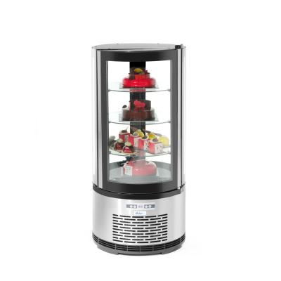 Chladicí vitrína, kulatá, Arktic, 100L, 230V/210W, ⌀480x(H)1065mm | 233825